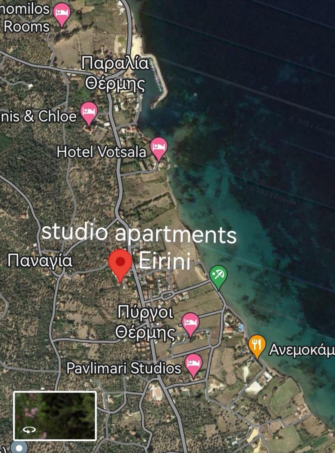 Studio Apartments Eirini Pyrgi Thermis Екстер'єр фото